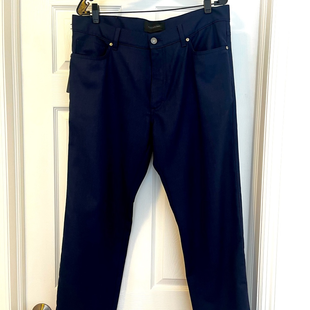 Ermenegildo Zegna navy blue men’s trousers size 36